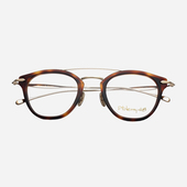 Ptolemy48日本手工眼镜框男近视可配商务斯文飞行员金丝眼镜架014