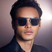 日本Masunaga Kenzo增永墨镜男商务复古超轻纯钛开车太阳镜MARSIC