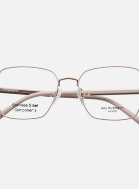 Hickmann海歌漫眼镜框女近视方框全框大脸潮流超轻显瘦眼镜架1391