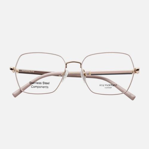 Hickmann多边形大脸潮流女眼镜架