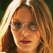 Oliver Peoples墨镜Etlin超轻纯钛复古圆框小框男女太阳镜OV1355T