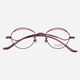 日本FLEA眼镜框女款 钛架小脸复古舒适日系超轻纯钛近视眼镜架559