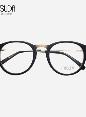 日本MATSUDA松田光弘眼镜框男款近视纯钛商务超轻手工眼镜架M2027