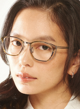 日本Spec Espace眼镜框超轻纯钛无螺丝男女款商务方框眼镜架2472