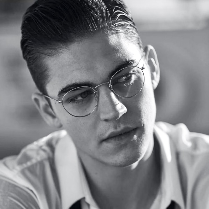 Oliver Peoples眼镜框男女款超轻复古圆框时尚近视简约眼镜架1186