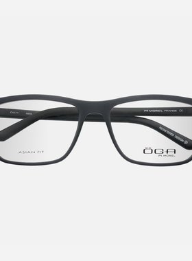 法国OGA眼镜框男款方形大脸斯文潮流超轻近视加宽全框眼镜架3083S