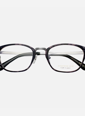 NOVA日本手工眼镜框男女近视可配小脸超轻纯钛复古方框眼镜架3038