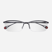 日本Ken Okuyama奥山清行眼镜框男半框商务纯钛超轻大脸眼镜架230