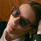 Lunetterie Generale墨镜18K金镀金男女方框高级感太阳镜FOREVER