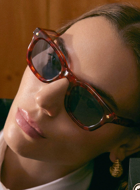 Lunetterie Generale墨镜18K金镀金男女方框高级感太阳镜FOREVER