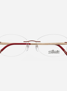 奥地利小脸超轻气质诗乐眼镜架无框纯钛眼镜框女近视可配镜片5529