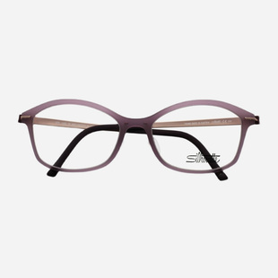 奥地利超轻诗乐眼镜架纯钛大脸猫眼钛架眼镜框女近视可配镜片1595