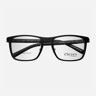 法国OGA眼镜框男款 眼镜架8313 全框方形商务大脸超轻宽脸斯文男士
