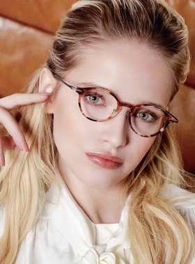 MASUNAGA日本增永眼镜框女超轻纯钛小脸透明高度数男眼镜架GMS832