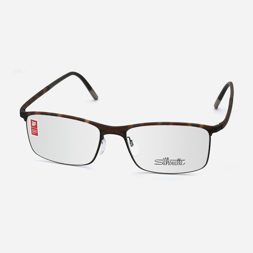 诗乐无螺丝商务方框纯钛眼镜架