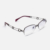 CHARMANT夏蒙眼镜架线钛气质纯钛小脸超轻半框近视眼镜框女XL1492