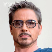 Matsuda钢铁侠眼镜托尼斯塔克同款 太阳镜小罗伯特唐尼男墨镜M3023