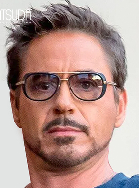 Matsuda钢铁侠眼镜托尼斯塔克同款太阳镜小罗伯特唐尼男墨镜M3023