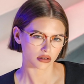 日本Masunaga增永眼镜框女款 高级感纯钛小脸超轻小框眼镜架GRACE