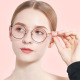日本Chiyoko眼镜框女超轻复古圆框小脸全框潮流女款 手工眼镜架708