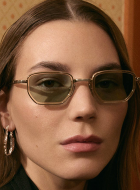 Lunetterie Generale墨镜18K镀金纯钛男士高端太阳镜ALL THE TIME