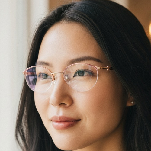 日本Charmant/夏蒙纯钛女眼镜架