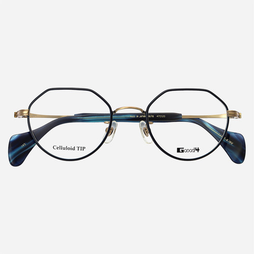 日本Goood4超轻纯钛小框复古眼镜