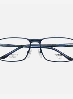 STARCK斯塔克眼镜框男近视全框板材大脸金属方框商务眼镜架SH2066