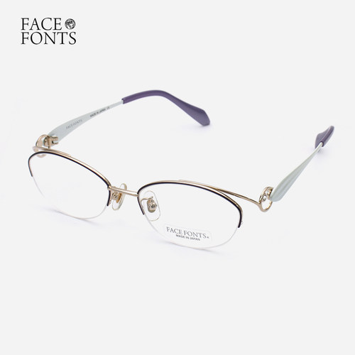 日本FaceFonts手工纯钛眼镜架