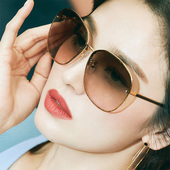 韩版 vedi vero太阳镜女高级感宋慧乔同款 潮流防紫外线大脸墨镜940