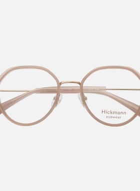 Hickmann海歌漫眼镜框女款近视高级感小脸全框潮流圆脸眼镜架1080