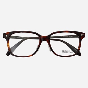 日本BJ 大脸全框方框商务纯钛近视眼镜架P529MT CLASSIC眼镜框男款