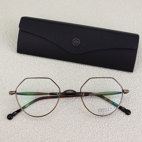 日本MATSUDA纯钛一山鼻托眼镜框