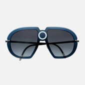 奥地利诗乐眼镜架限量运动太阳镜长脸男女超轻个性 纯钛墨镜9912