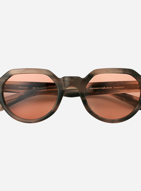 日本SASAKI赛璐珞手工眼镜框男女复古小圆框高度数近视眼镜架BA01