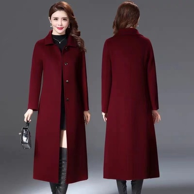 毛呢显瘦时尚洋气外套