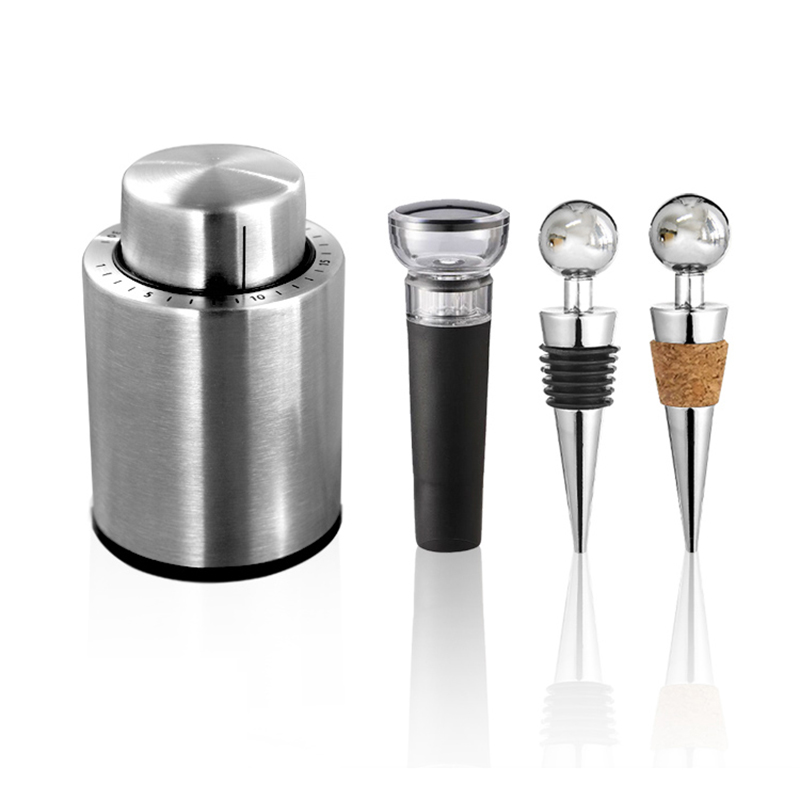 红酒酒塞抽真空密封塞葡萄酒香槟保鲜按压式高档红酒配件专业瓶塞