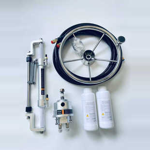 游艇快艇船用液压方向舵适用90马力船外挂机改前操转向方向机通用