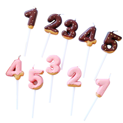 ins可爱卡通宝宝周岁生日蜡烛