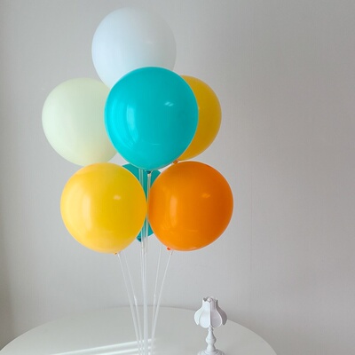 ins风宝宝气球支架桌飘周岁节日庆典庆祝派对布置商店装饰气球