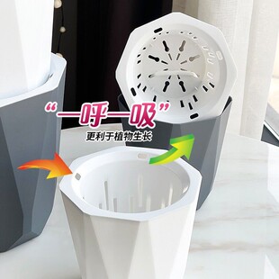 懒人自动吸水花盆绿萝专用多肉吸水花盆塑料室内家用创意自动花盆