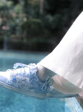 耐克 Nike Dunk Low 蓝色 优雅潮流舒适 低帮 板鞋 HV8575 100 现