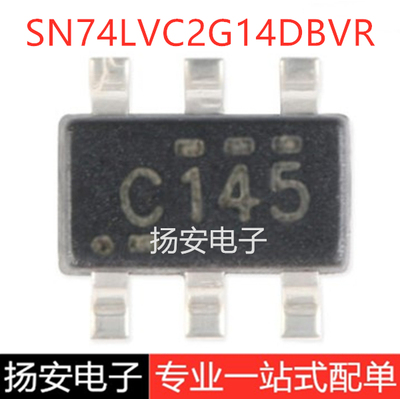 全新原装 SN74LVC2G14DBVR SOT-23-6 双路施密特触发反相器