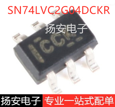 全新原装 SN74LVC2G04DCKR SC70-6 双反相器 贴片逻辑芯片