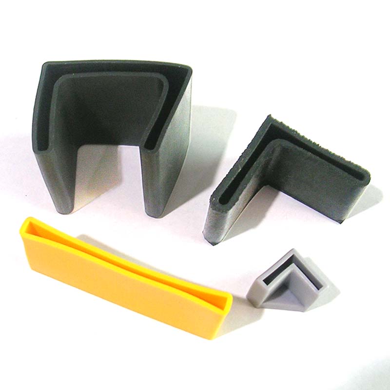 橡胶槽钢脚垫凹型保护套橱柜