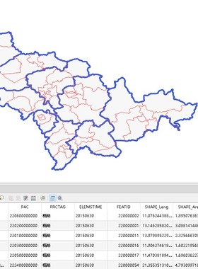 GIS源文件GEOJSON吉林市区新数据SHP矢量ARCGIS_00009