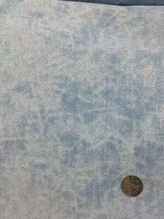 拔染水洗做旧朦胧印花纯棉牛仔布 裙子衬衫哈伦裤门帘床帘手工布