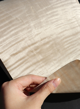 香槟色 枫木花纹带影 不带影 木皮