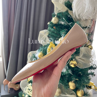 【Luray高级定制】全羊皮！现货！内增高3cm单鞋尖头裸色