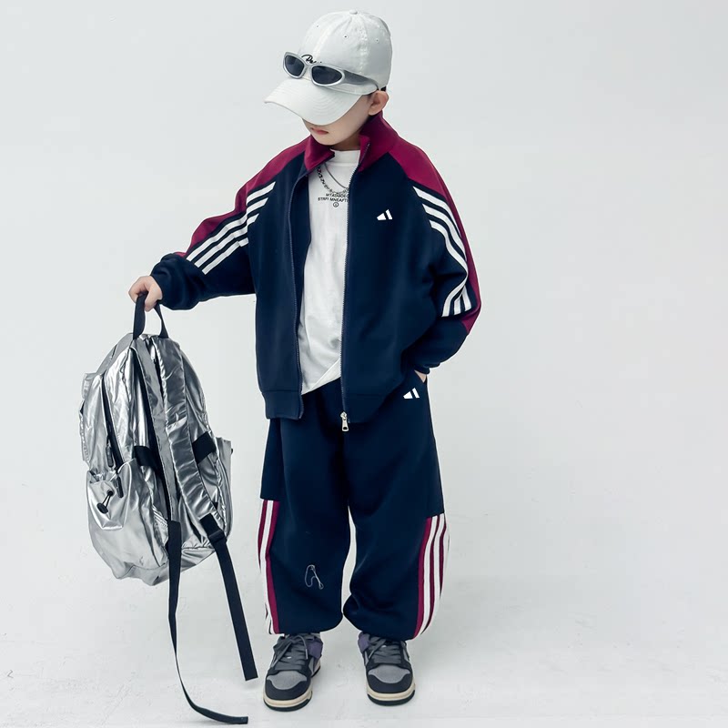 奥莱专柜男童运动套装春秋季